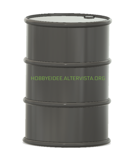 oil barrel drum fuel diorama 3d print model - Mito3D
