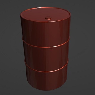 pétrole baril carburant baril 3d print model - Mito3D