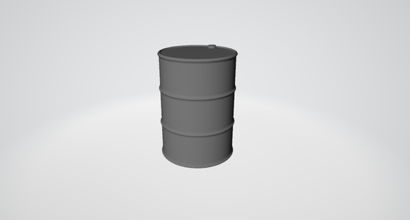 petróleo barril escala 1 35 modelos Arte 3d print model - Mito3D