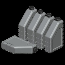 110 yağ şişesi çeşitli rc ölçekli aksesuarlar paletli 3d print model - Mito3D