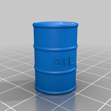 petróleo tambor personalizado juguete 3d print model - Mito3D