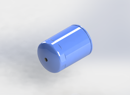 óleo filtro supressor silenciador arma fogo tático airsoft suporte anexo 3d print model - Mito3D