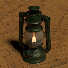 lampada ad olio vari blaze fuoco la il rendering 3d print model - Mito3D