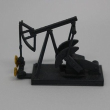 oil pump jack architecture 1 64 scale 3d print model - Mito3D