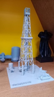 oil well no 1 Architecture miri 3d print model - Mito3D