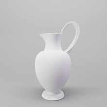 oinochoe ancient greek pottery form home wine jug 3d print model - Mito3D