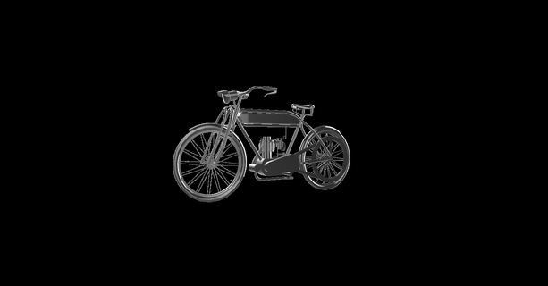 höchste 1921 moto Motorrad Motor Fahrrad le la motorrad 3d print model - Mito3D