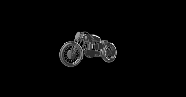 suprême bronze tête 1937 moto moteur vélo motocyclette motorrad 3d print model - Mito3D