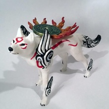 okami amaterasu Kunst wolf 3d print model - Mito3D