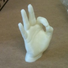okay various thing human hand featured anatomy 666 3d print model - Mito3D