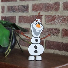 olaf decoración de stand casa muñeco nieve la pie decoraciones disney congelado 3d print model - Mito3D