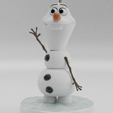 olaf 3d yazıcı modeli donmuş sanat Noel donmuş3d luifer kış kardan adam 3d print model - Mito3D
