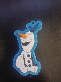olaf snowman - frozen keychain disney animated cartoon keyring keyfob cute 3d print model - Mito3D