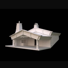 antica birreria birdfeeder architettura 3d print model - Mito3D