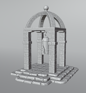 old bell tower tower ruina  3d print model - Mito3D