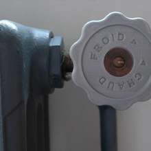 old cast iron radiator valve knob home tap spare part heater plumbing 3d print model - Mito3D