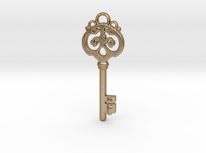 old key door 3D print model - Mito3D