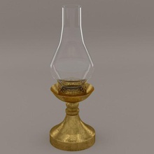 old lamp home wall glow scaline indoor shade light bedroom room table 3d print model - Mito3D