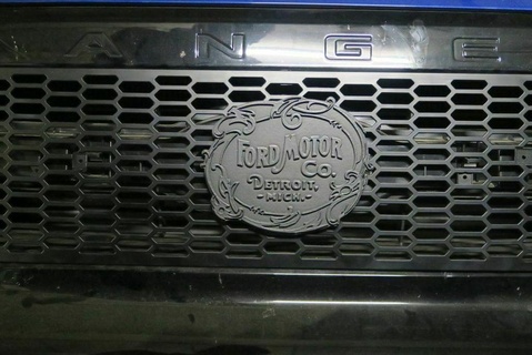 eski stil Ford logo bekçi Raptor otomotiv 3d print model - Mito3D