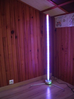 alt Tube recycelt mehrfarbig LED Lampe Füße Konstante Sanft Licht 3 attiny85 Design 3d print model - Mito3D