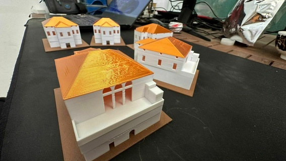 antiguo villa hogar casa 3d print model - Mito3D