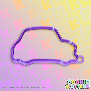 old vintage car cookie cutter mold silhouette kutters kitchen food recipe cookies 3d print contour 3d print model - Mito3D