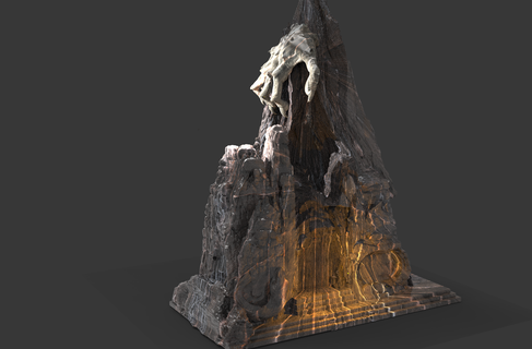 old witches lair hut 3d print model - Mito3D