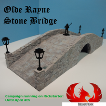 olde rayne stone bridge - 28mm tabletop gaming terrain 3d print model - Mito3D
