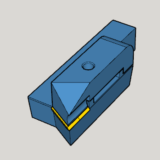 olfa cutter blade lathe holder 3D print model - Mito3D