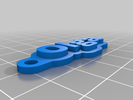 olga angepasst Schlüsselanhänger 3d print model - Mito3D