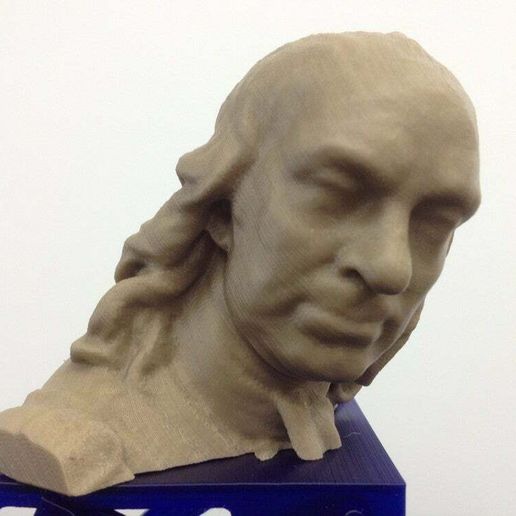 oliver cromwell bust people 3D print model - Mito3D