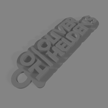 oliver heldens Schlüsselbund Logo llavero Logotipo dj djs Haus edm 3d print model - Mito3D