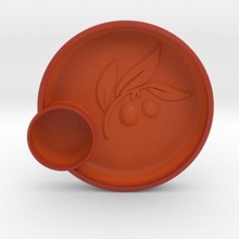 olives dish home plate 3d print model - Mito3D