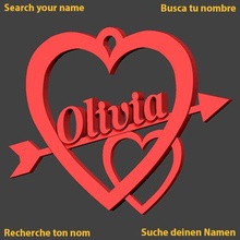 Olivia kalp aşk tanrısı Aşk aziz Valentin jch saint valentin sevgili sevgililer amoureux in gün 3d print model - Mito3D
