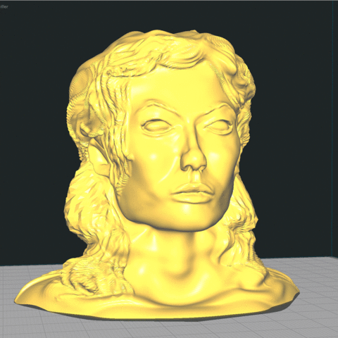 olivia bust art torso daughter 3D print model - Mito3D