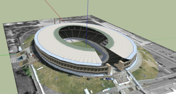 stadio Olimpico Berlino hertha 3d print model - Mito3D