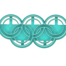 Olimpik spor çerez kesici fondan Olimpiyat Oyunları Spor aracı 3d print model - Mito3D