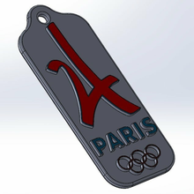 olimpico logo portachiavi 2024 Parigi gioco jeux olympique Giochi segni_loghi 3d print model - Mito3D