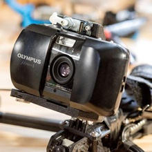 olympus mju-1 drone mount gadget 35mm mju iflight 3d print model - Mito3D