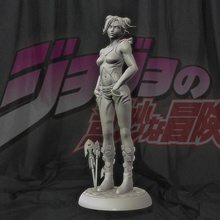 olyne cujoh jojos extraño aventuras 3d impresión figurilla jojo jojoba jotaro Jonathan anime manga figura estatua mujer hembra 3d print model - Mito3D