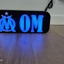 om box light led architecture olympic marseille decoration 3d print model - Mito3D