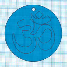 om Anahtarlık çeşitli dharma anahtar halkası yoga 3d print model - Mito3D