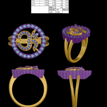 om ring jewelry 3d print model - Mito3D