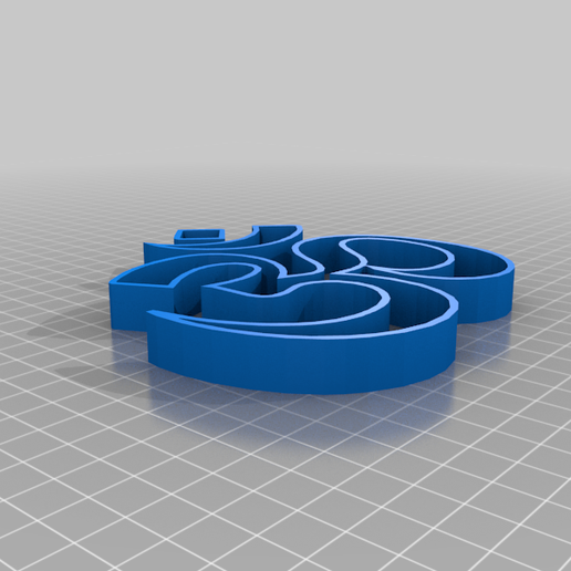 om universe mantra art 3D print model - Mito3D