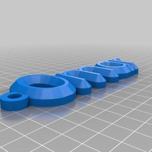 omar keychain customized organization 3d print model - Mito3D