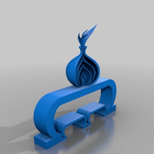 omega ponte - di cipolla casa arredamento desktop 3d print model - Mito3D