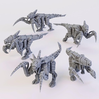 omega chaser drone greater good greater good space communist 2pi xenos drone infantry assault gaunt claws  3d print model - Mito3D