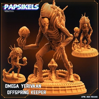 omega yerivaan offspring keeper alien engineer aliens titan engineers scorn promethes 3d print model - Mito3D