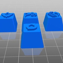 présage vaillant keycaps 3d print model - Mito3D