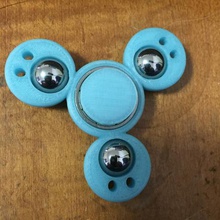 omg sorpresa tuerca hexagonal fidget spinner personalizador juego juguete 3d print model - Mito3D